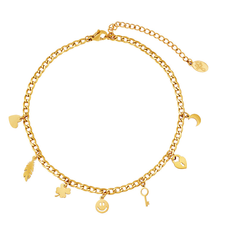 Fun Charms Anklet | Waterpoof and sweatproof 