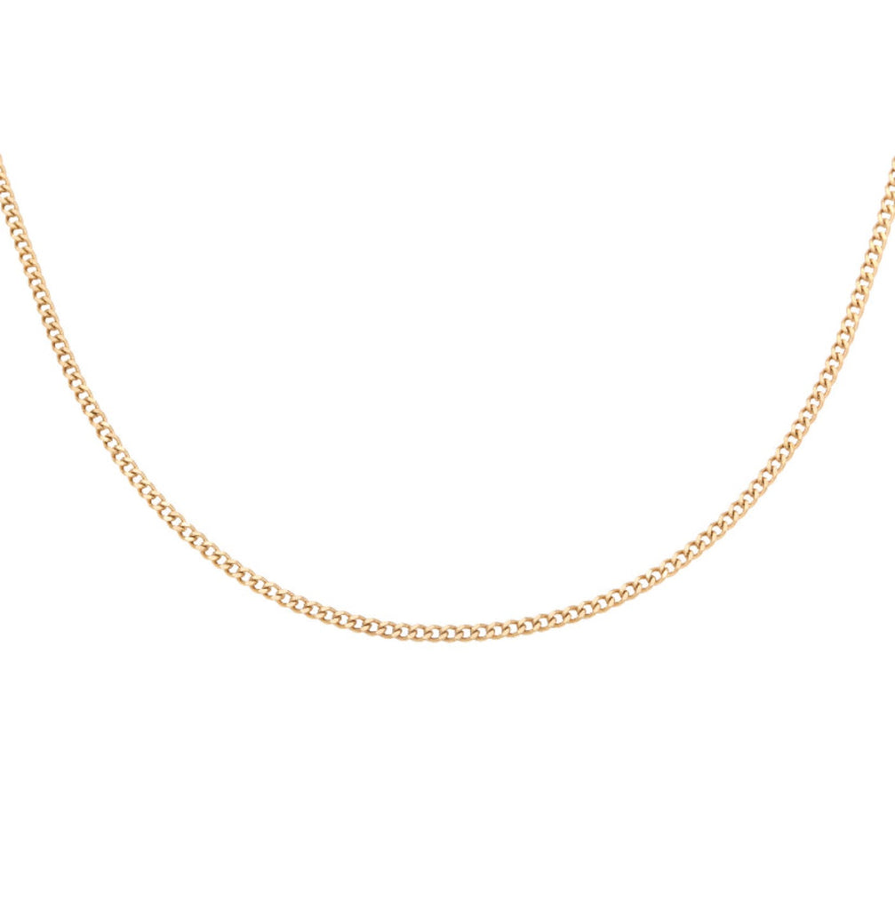 waterproof sweatproof jewellery | Gold dainty minimalist necklace